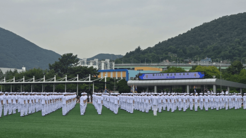 해군 훈련소 면회, 수료식