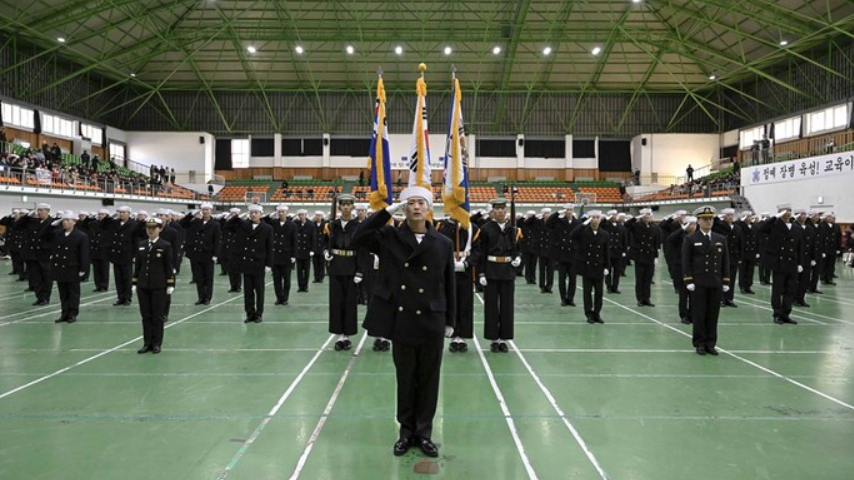 해군훈련소 시간 - 수료식
