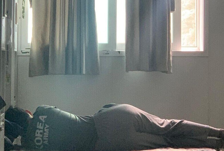 군대에서 보내는 주말 휴식